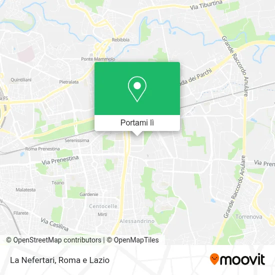 Mappa La Nefertari