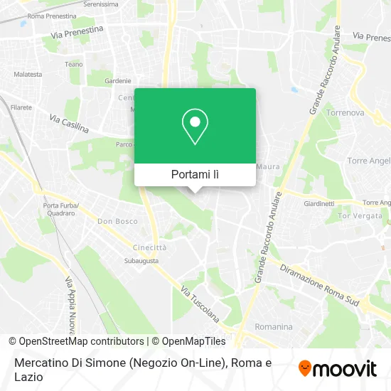 Mappa Mercatino Di Simone (Negozio On-Line)