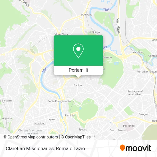 Mappa Claretian Missionaries