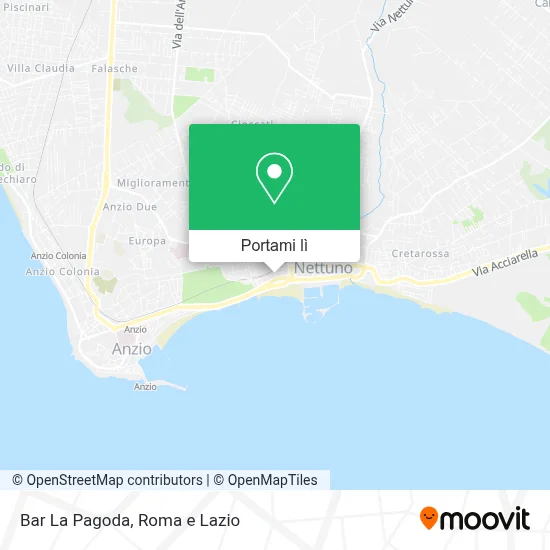 Mappa Bar La Pagoda