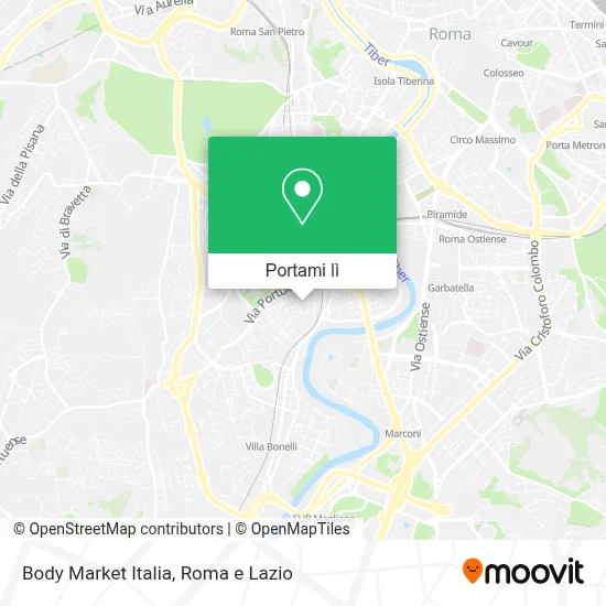 Mappa Body Market Italia