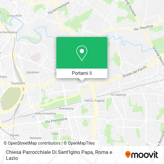 Mappa Chiesa Parrocchiale Di Sant'Igino Papa