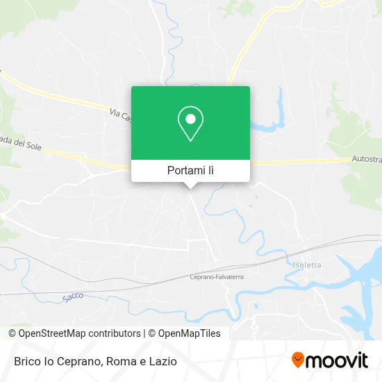 Mappa Brico Io Ceprano