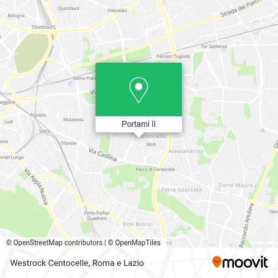 Mappa Westrock Centocelle