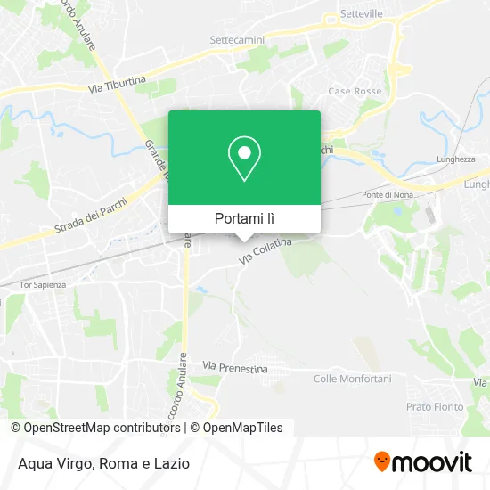 Mappa Aqua Virgo