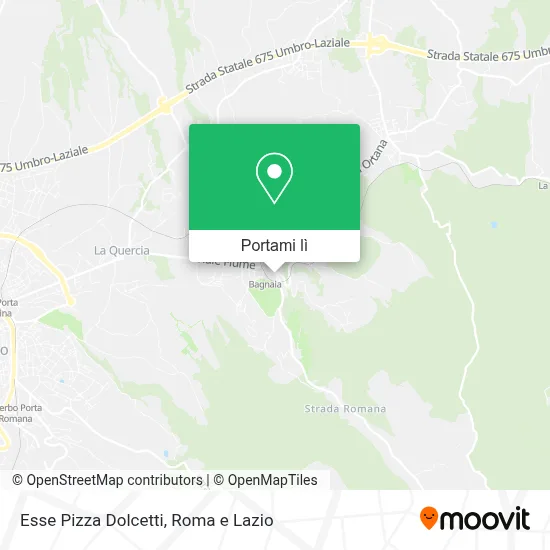 Mappa Esse Pizza Dolcetti