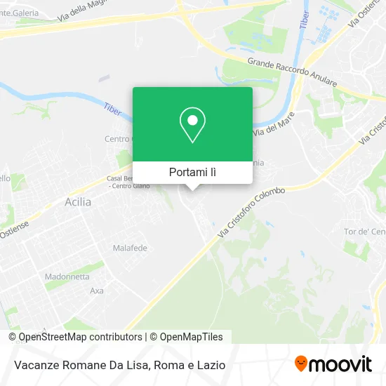 Mappa Vacanze Romane Da Lisa