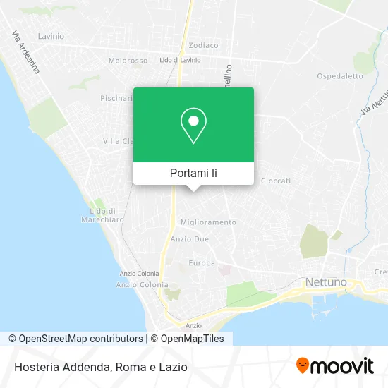 Mappa Hosteria Addenda