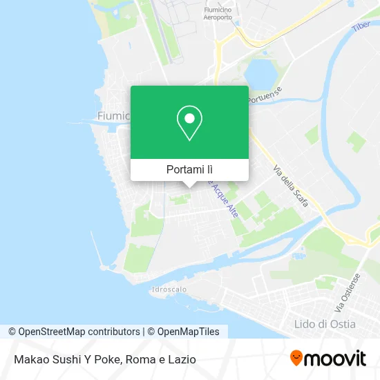 Mappa Makao Sushi Y Poke