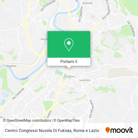 Mappa Centro Congressi Nuvola Di Fuksas