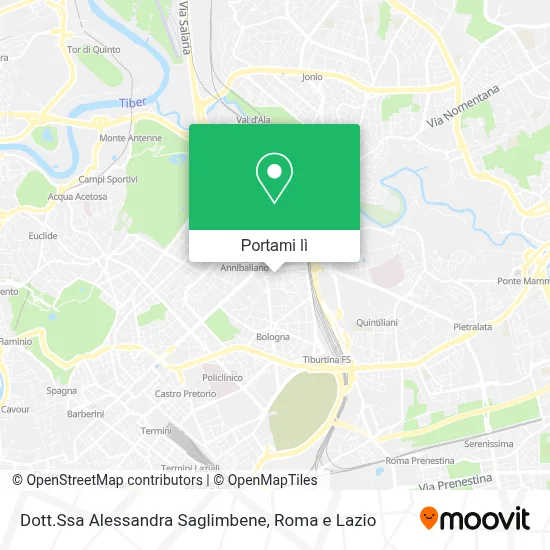 Mappa Dott.Ssa Alessandra Saglimbene