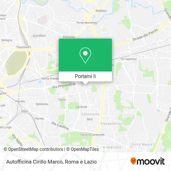 Mappa Autofficina Cirillo Marco