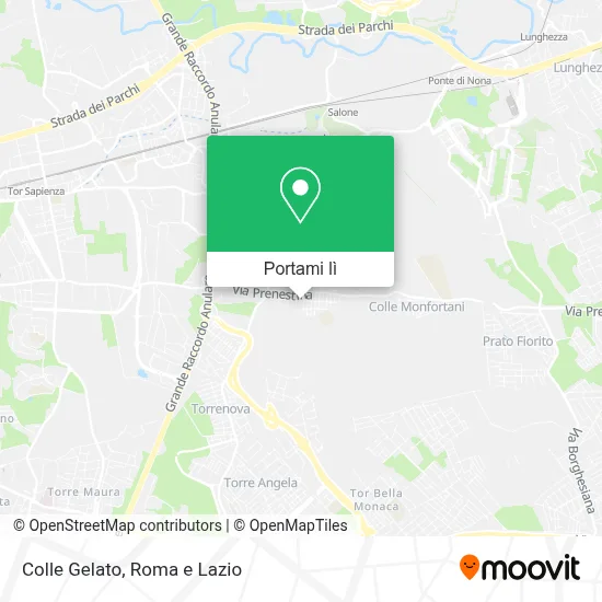 Mappa Colle Gelato