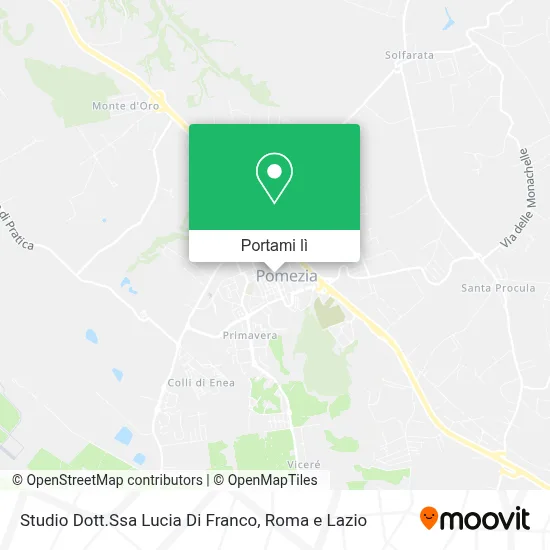 Mappa Studio Dott.Ssa Lucia Di Franco