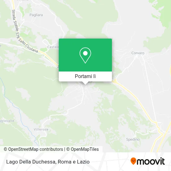 Mappa Lago Della Duchessa