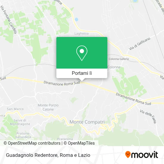 Mappa Guadagnolo Redentore