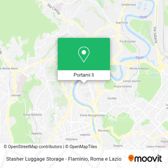 Mappa Stasher Luggage Storage - Flaminio