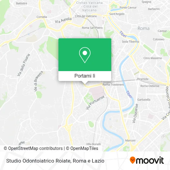 Mappa Studio Odontoiatrico Roiate