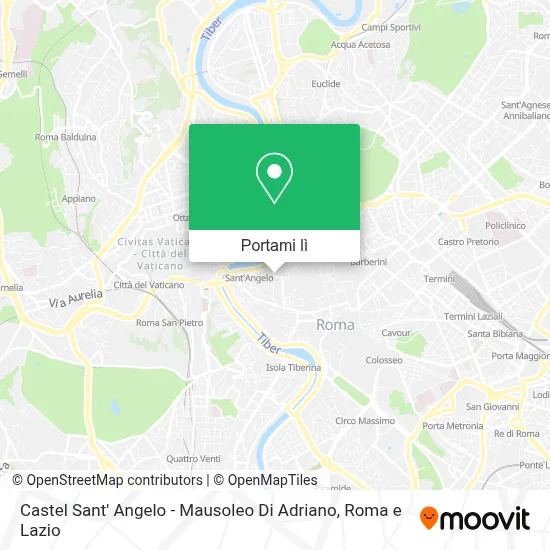 Mappa Castel Sant' Angelo - Mausoleo Di Adriano