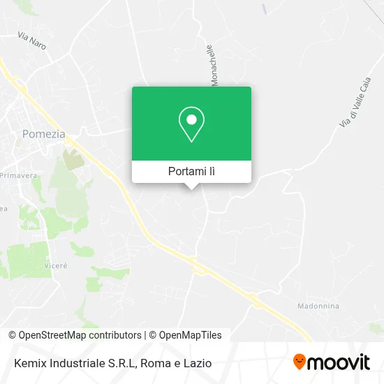 Mappa Kemix Industriale S.R.L