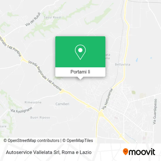 Mappa Autoservice Vallelata Srl
