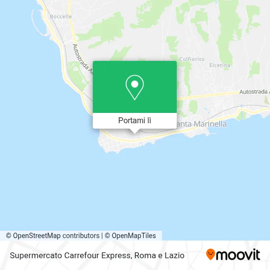 Mappa Supermercato Carrefour Express