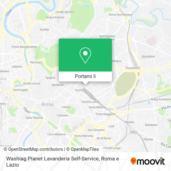 Mappa Washiag Planet Lavanderia Self-Service