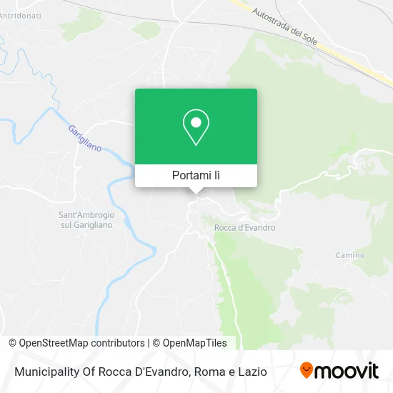 Mappa Municipality Of Rocca D'Evandro