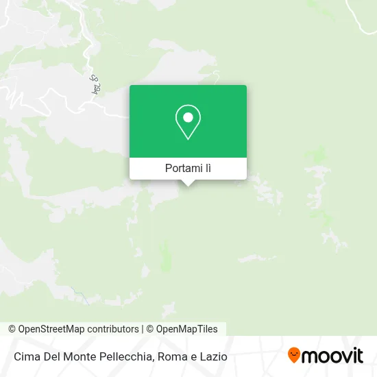 Mappa Cima Del Monte Pellecchia
