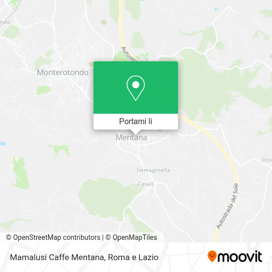 Mappa Mamalusi Caffe Mentana
