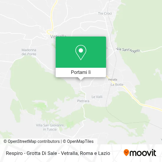 Mappa Respiro - Grotta Di Sale - Vetralla