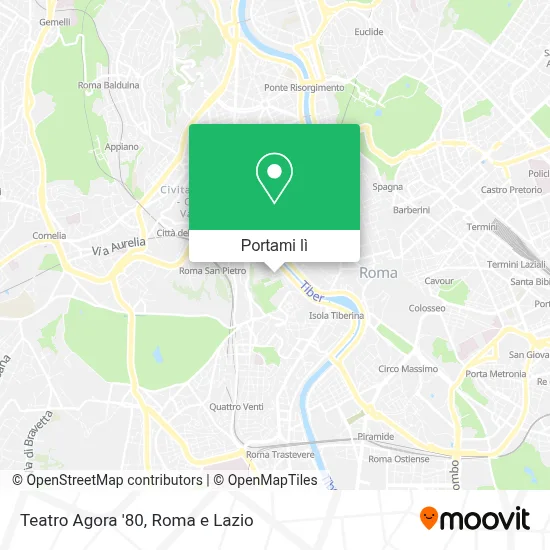 Mappa Teatro Agora '80