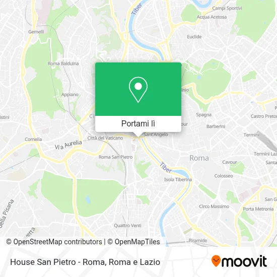 Mappa House San Pietro - Roma