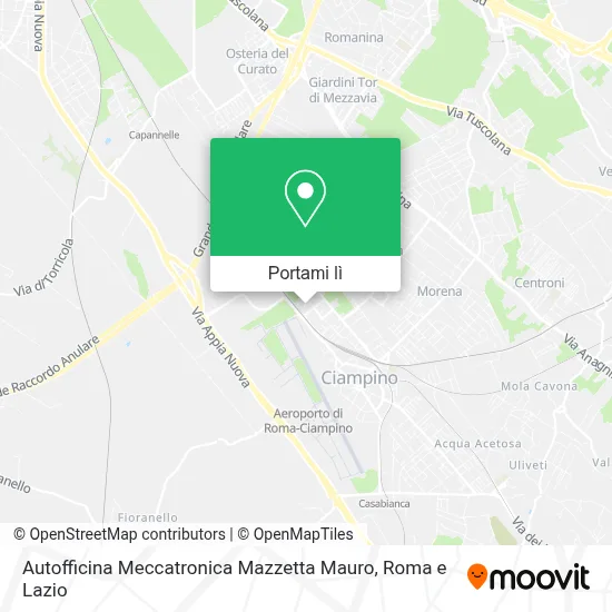 Mappa Autofficina Meccatronica Mazzetta Mauro
