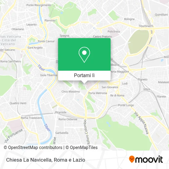 Mappa Chiesa La Navicella