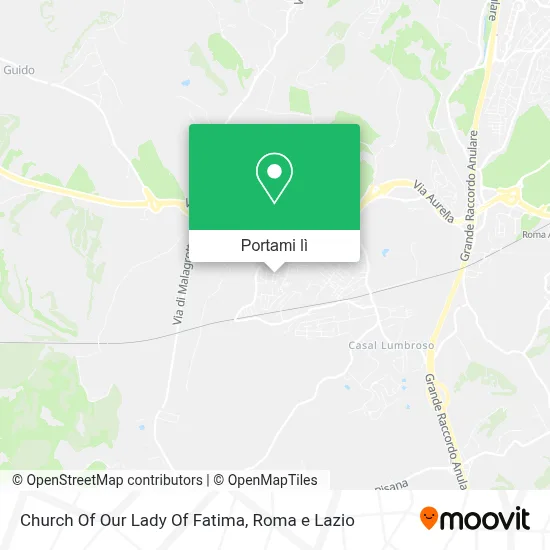 Mappa Church Of Our Lady Of Fatima