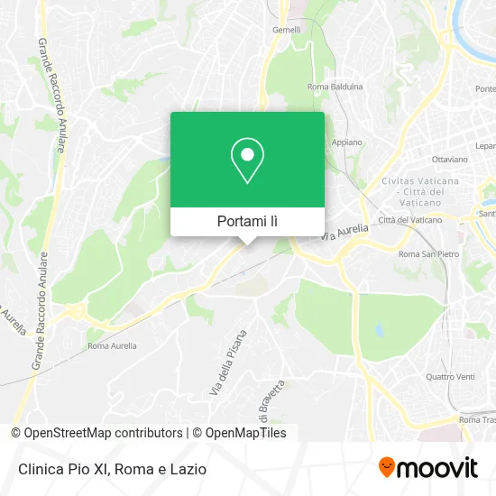 Mappa Clinica Pio XI
