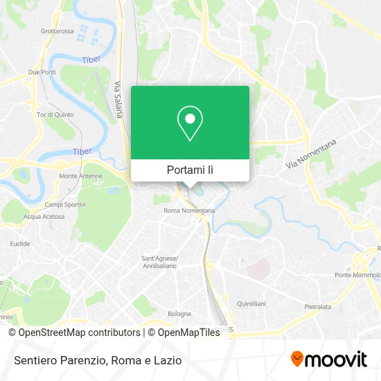 Mappa Sentiero Parenzio