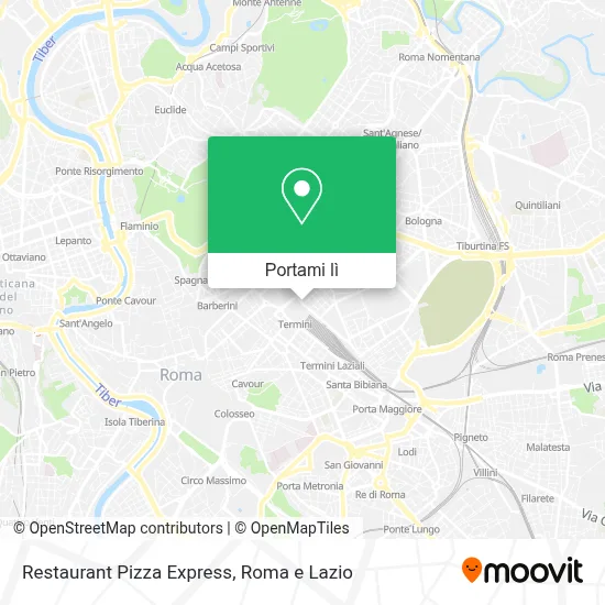 Mappa Restaurant Pizza Express