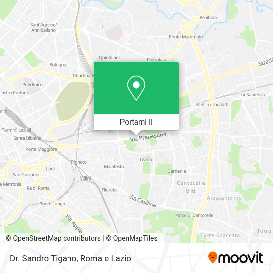 Mappa Dr. Sandro Tigano