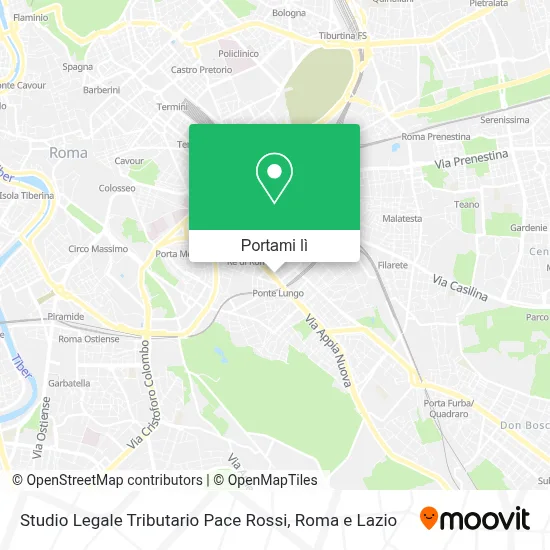 Mappa Studio Legale Tributario Pace Rossi