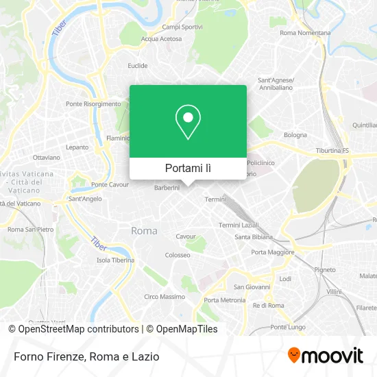 Mappa Forno Firenze