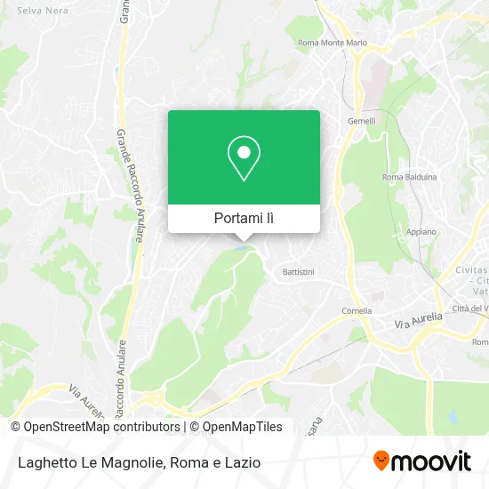 Mappa Laghetto Le Magnolie