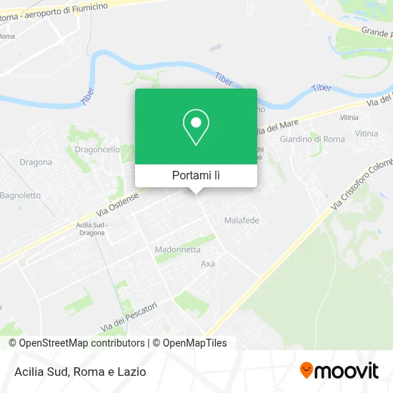 Mappa Acilia Sud