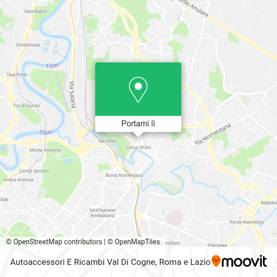 Mappa Autoaccessori E Ricambi Val Di Cogne