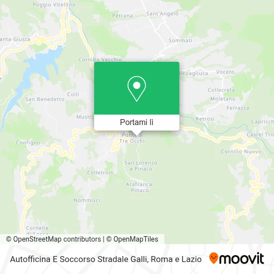 Mappa Autofficina E Soccorso Stradale Galli
