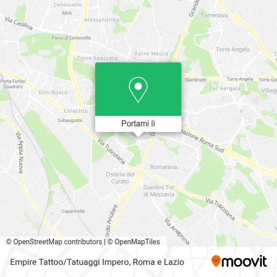 Mappa Empire Tattoo/Tatuaggi Impero