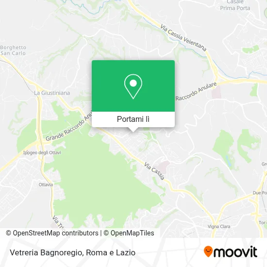 Mappa Vetreria Bagnoregio