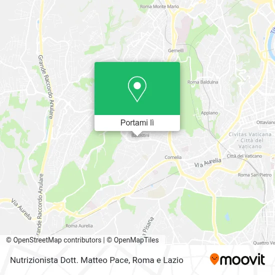Mappa Nutrizionista Dott. Matteo Pace