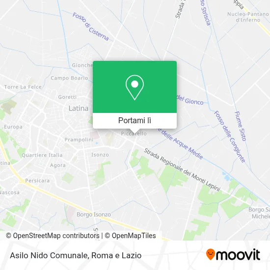 Mappa Asilo Nido Comunale